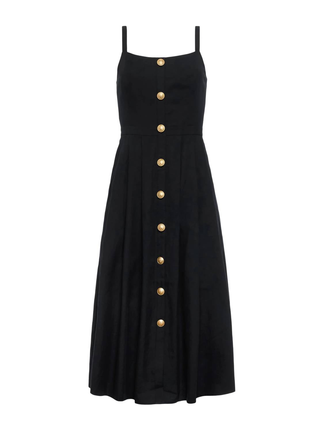 L'Agence - Esmeralda Poplin Midi Dress