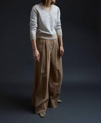 Purple Maroon - Trompe L'oeil Pullover