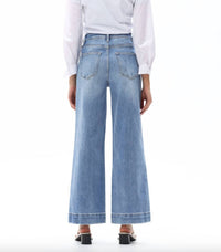 Bayeas - High Rise Wide Leg Jeans