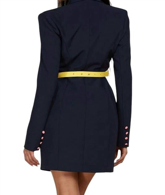 L'Atiste - Belted Blazer Dress