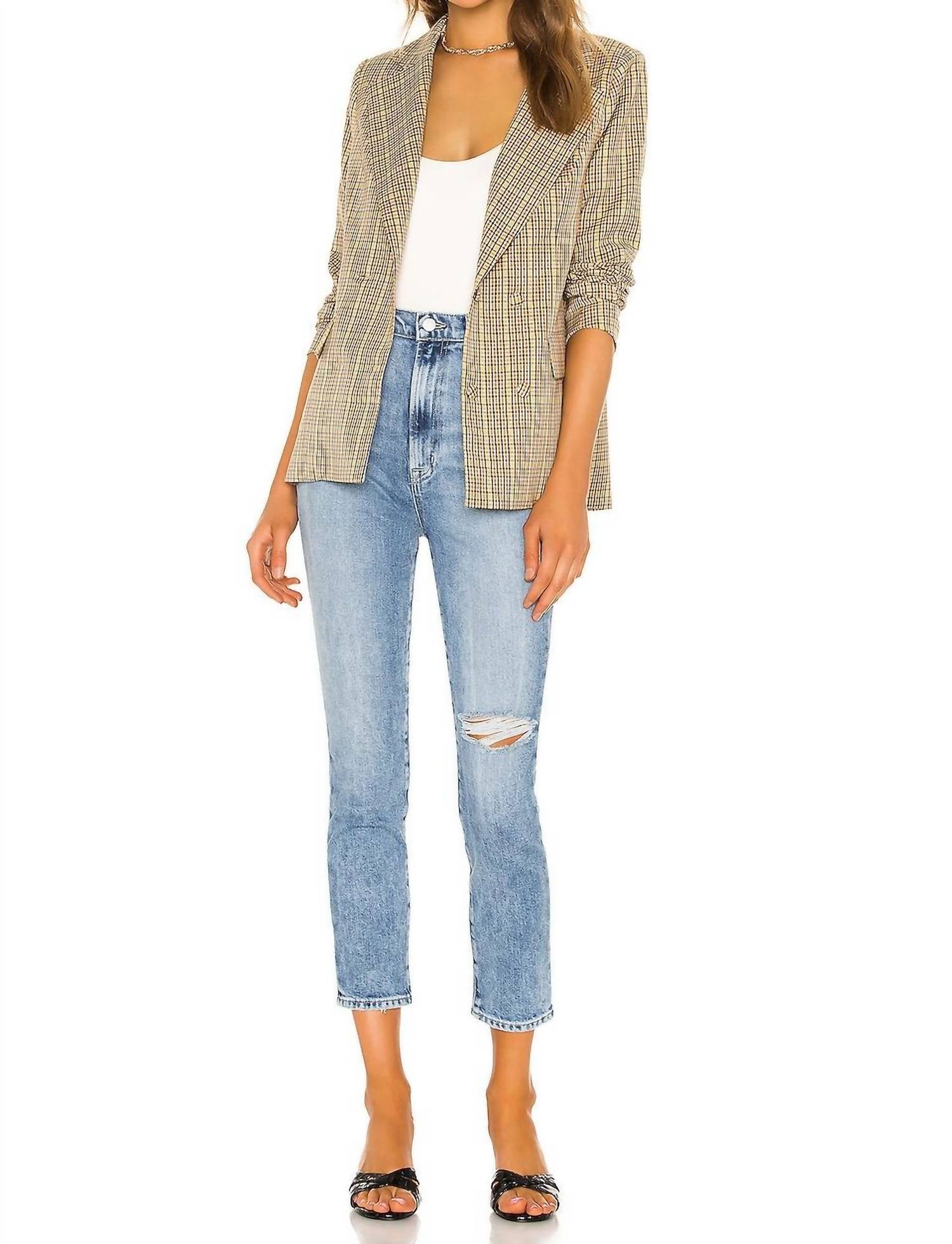J Brand - 1212 Runway High Rise Slim Straight Jeans