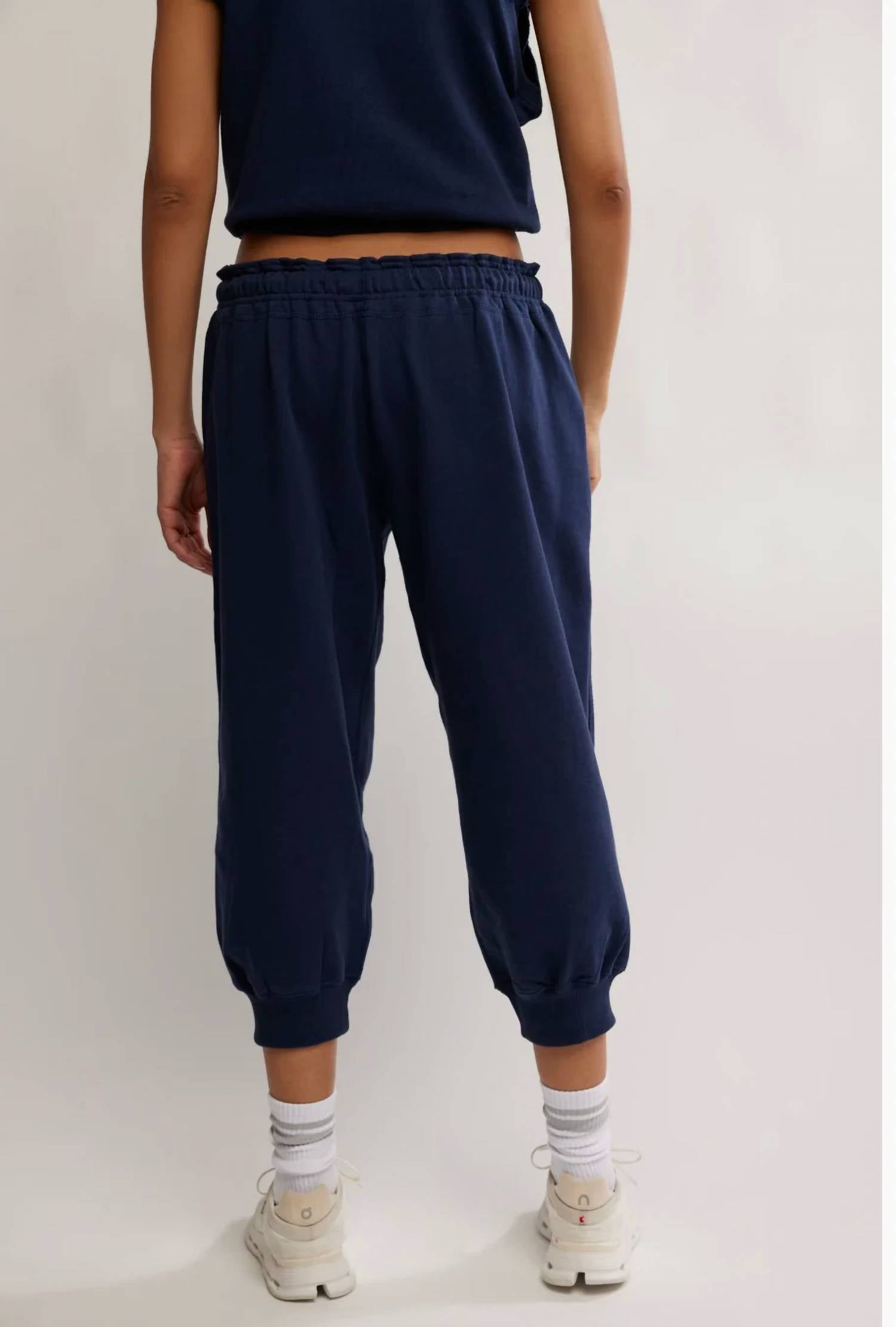 Free People - Flutter Cropped Joggers