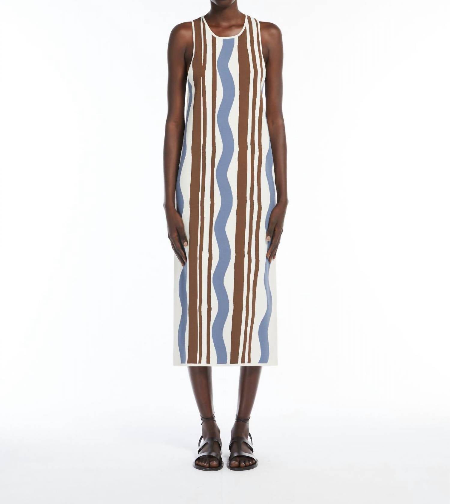 Weekend Max Mara - Patterned Viscose Yarn Dress