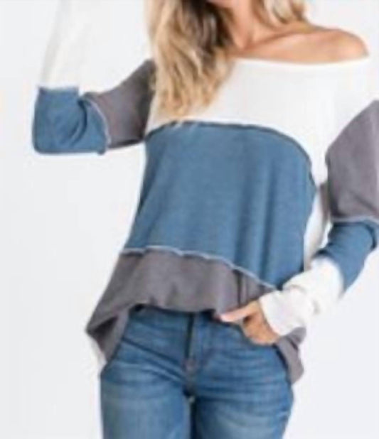 Hopely - Off The Shoulder Long Sleeve Top
