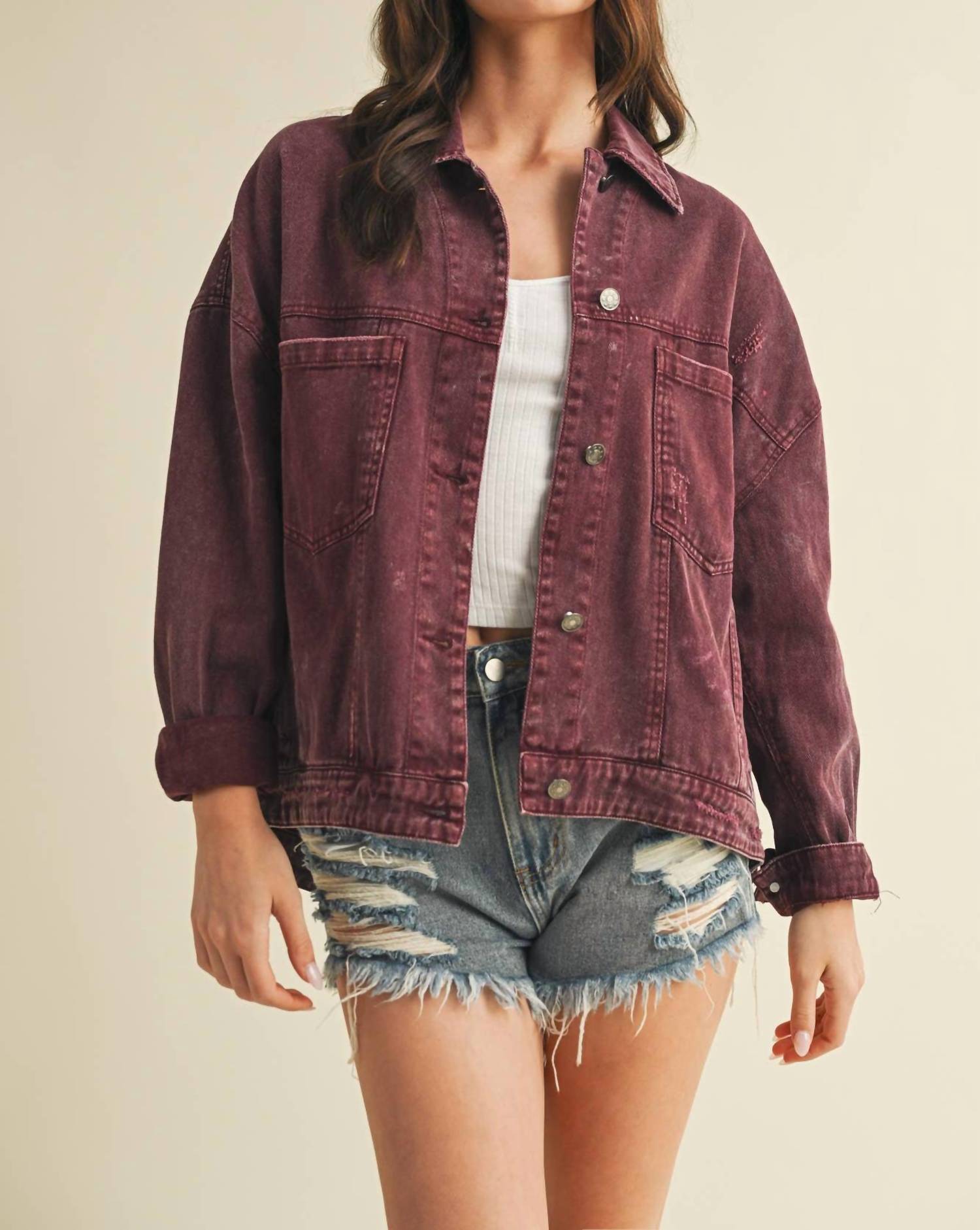Mustard Seed - BACK PLEATED JACKET