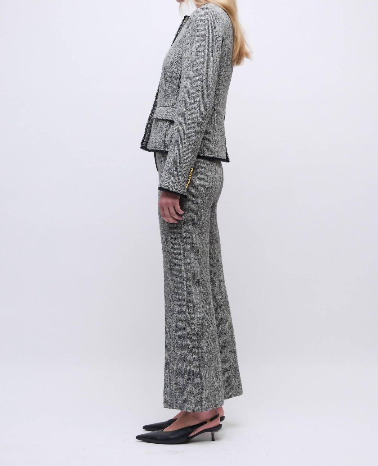 Simkhai - Ivie Herringbone Blazer