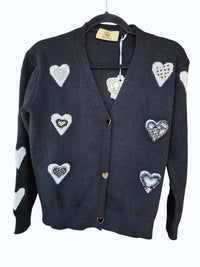Regina Srl - Women's Heart Cardigan