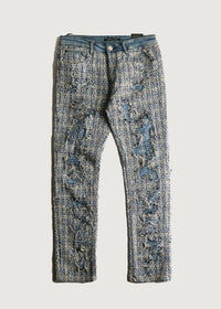 EMBELLISH Men's Salvage Denim Jeans in blue - men's jeans