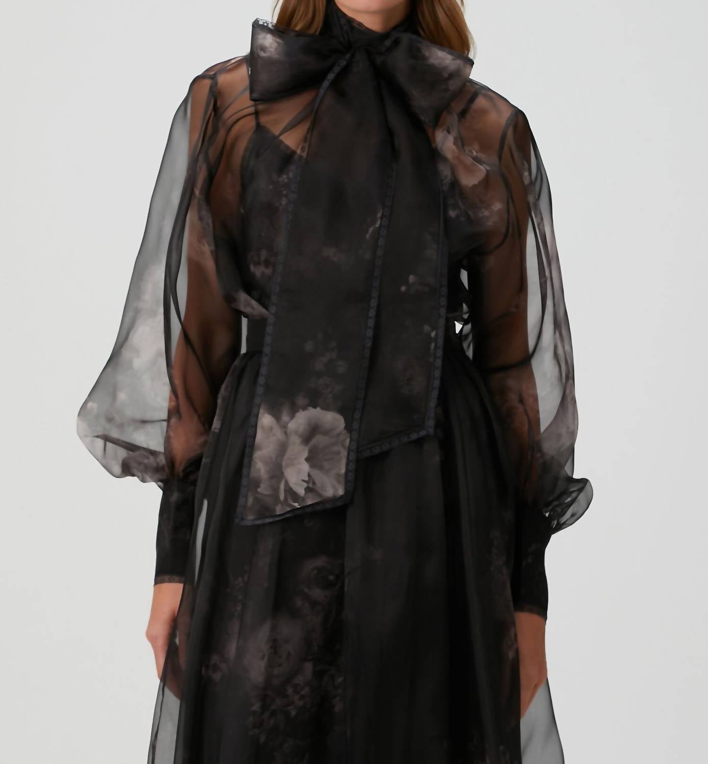 Zimmermann - Hypnotic Silk Organza Blouse