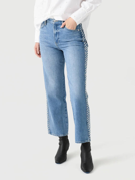 Frame - Atelier Le Jane Cropped Straight Leg Jean