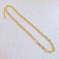 Ellison+Young Women's Horse Bit Long Chain Necklace in gold - women's jewelry