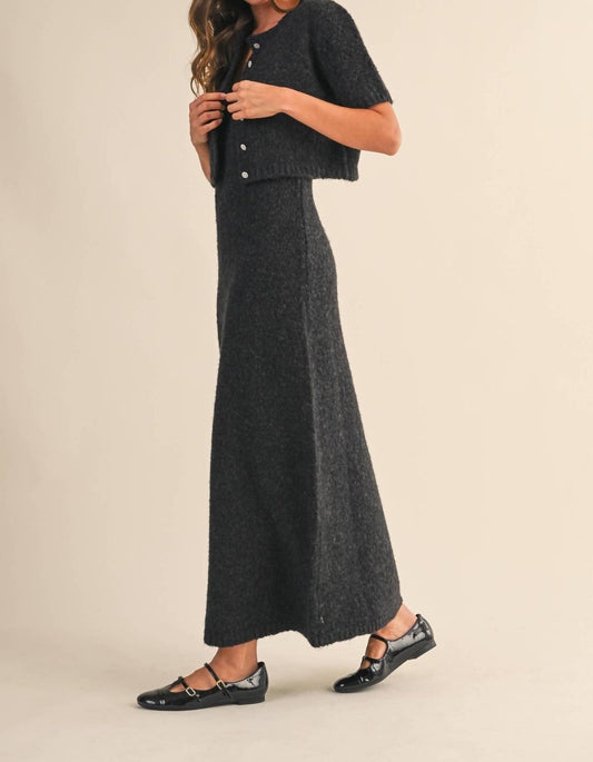 Klesis - Mary Cardigan And Sweater Maxi Dress Set