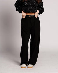 PISTOLA Eden Pleated Ponte Trouser in night out 1 - women's pants