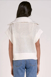 Elan - Short Sleeve Quarter Zip Tee