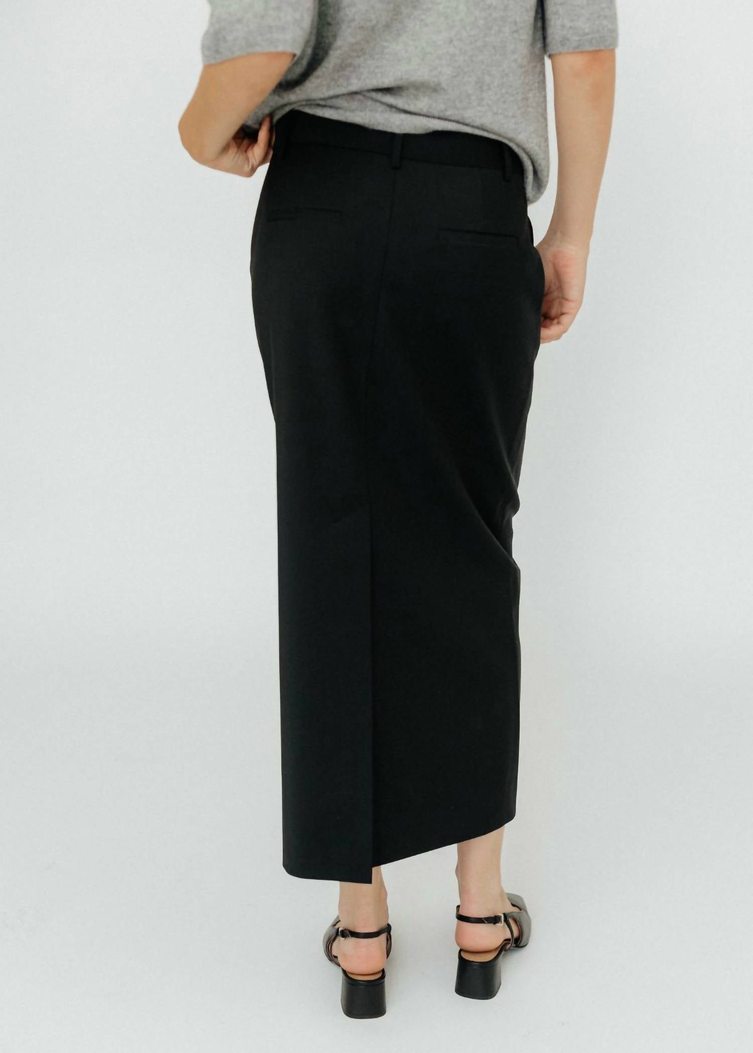 Tibi - Tropical Wool Maxi Trouser Skirt