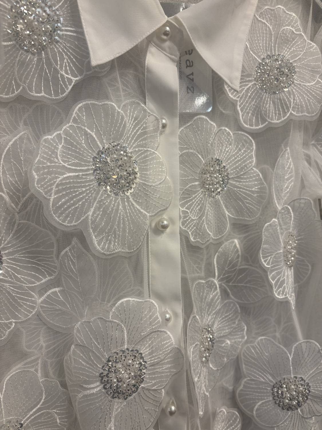 Weavz - Sheer flower shirt