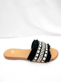 Camel Threads - Women's Joy Fringe Slide Sandal