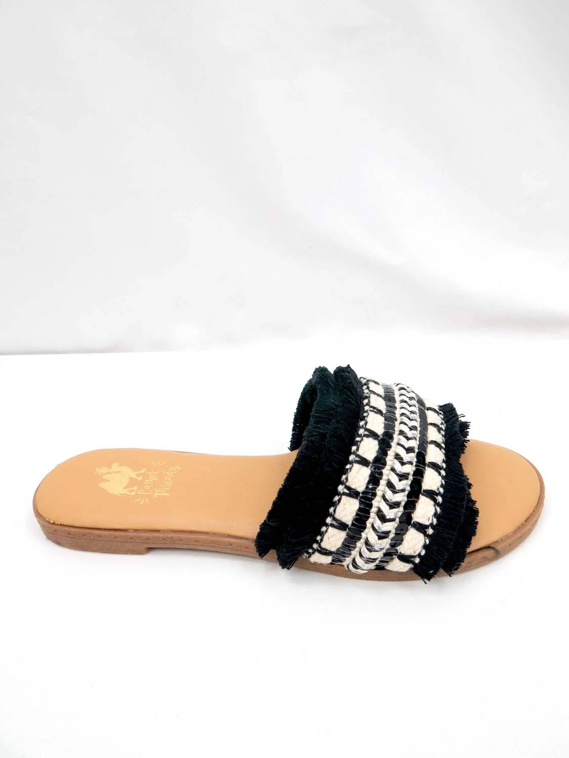 Camel Threads - Women's Joy Fringe Slide Sandal
