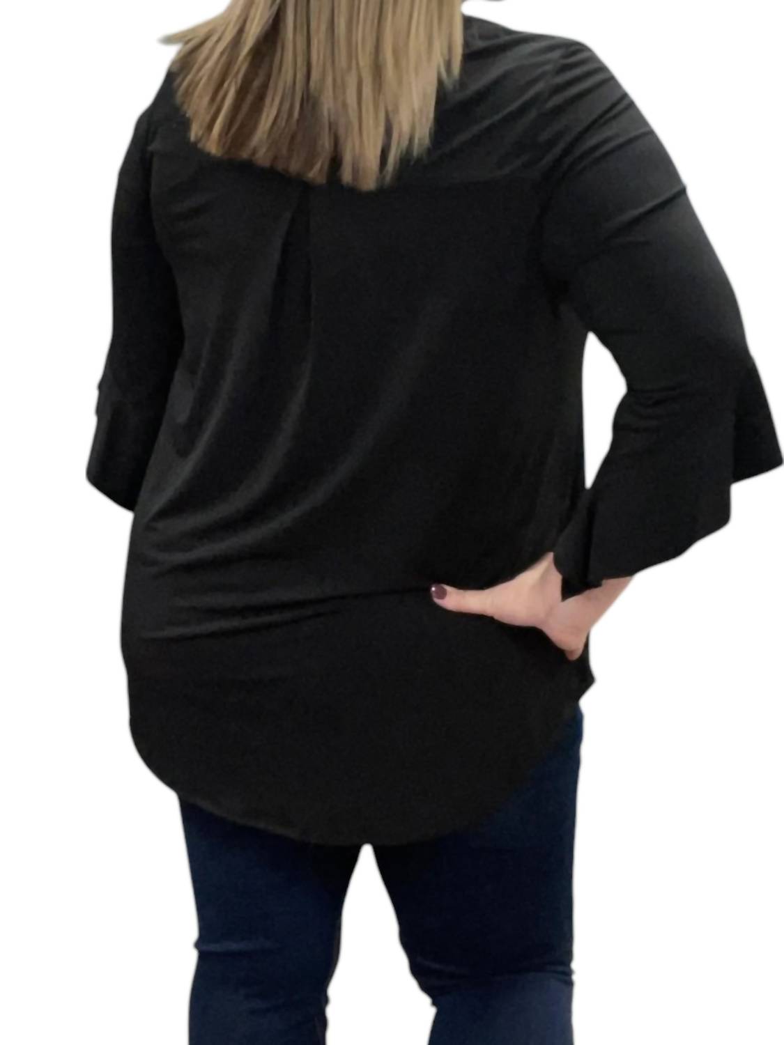 Honeyme - Ruffle Sleeve Gabby Top