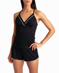 Nicole Miller - Peached Jersey Three-Piece Sleepwear Set