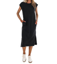 Hyfve - Free Spirit Mineral Wash Midi Dress