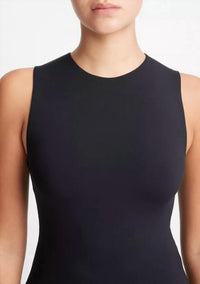 Vince Shell Tank Top in black - women's sleepwear - alternate view