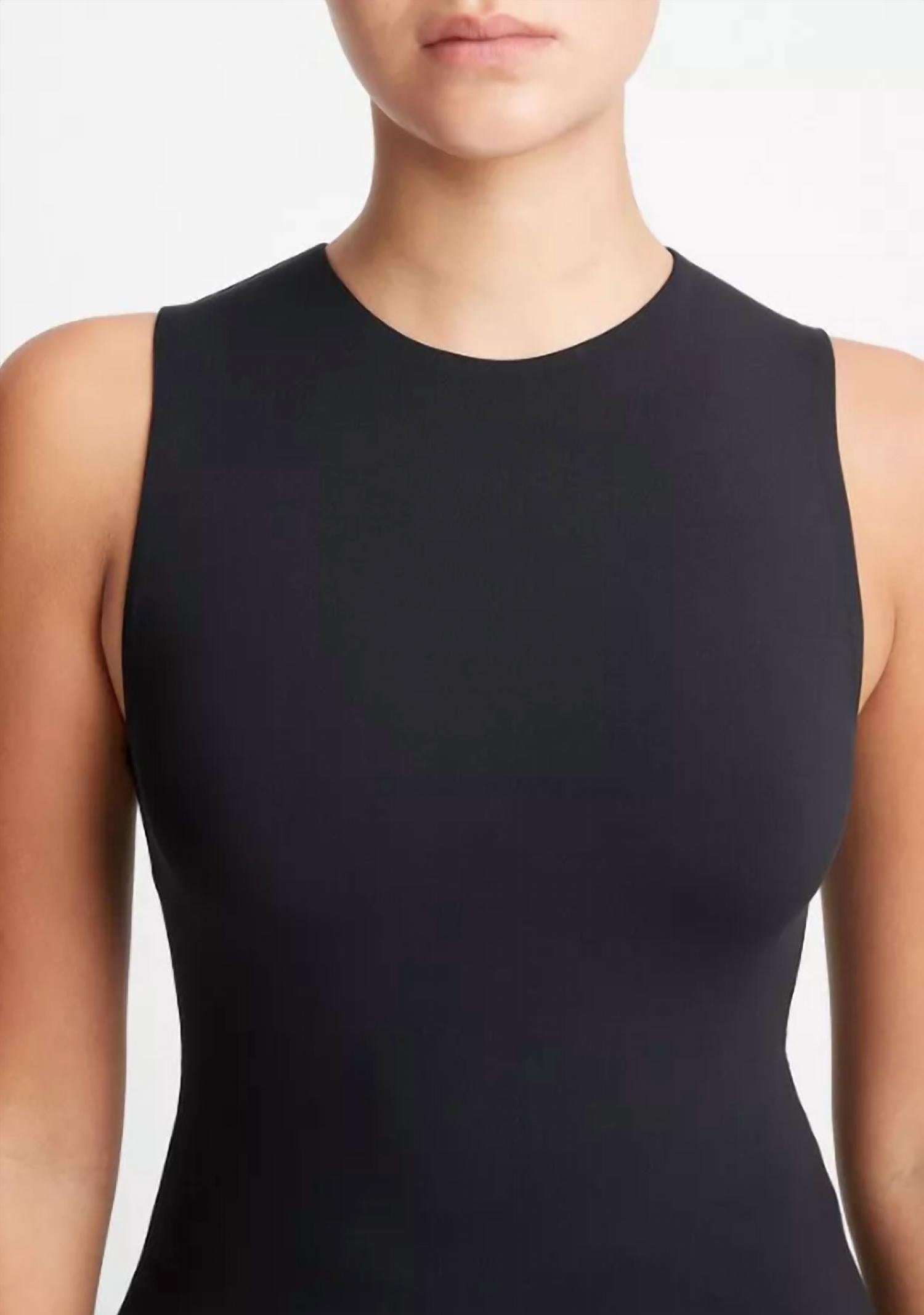 Vince Shell Tank Top in black - women's sleepwear - alternate view
