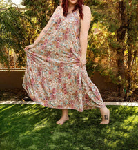 Blakeley - Pastel Floral Maxi Dress