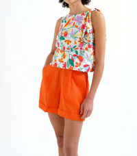 Compania Fantastica - Lotto Print Sleeveless Top