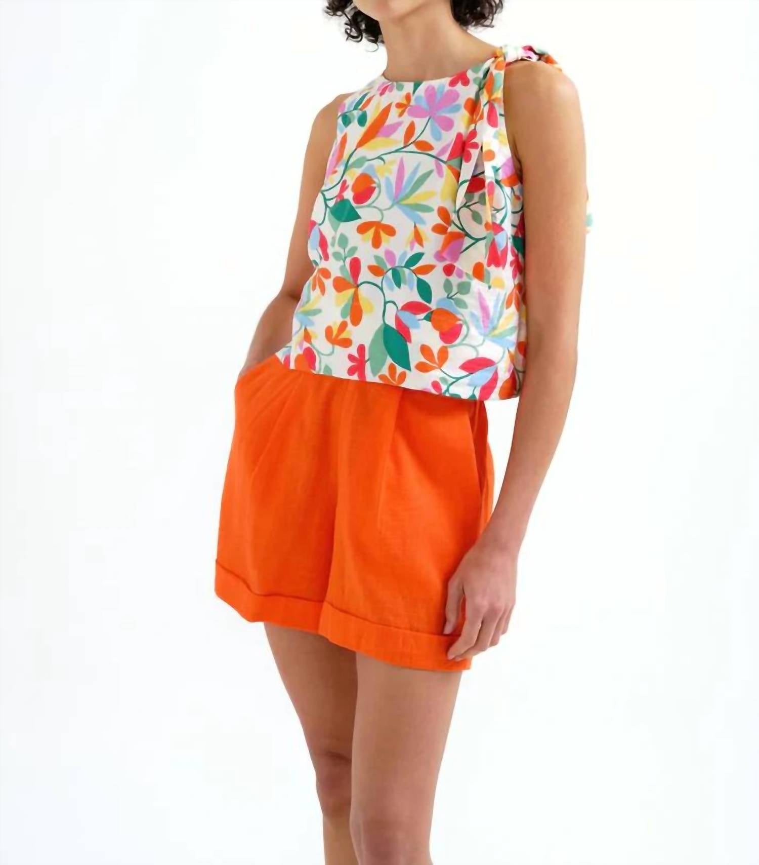 Compania Fantastica - Lotto Print Sleeveless Top