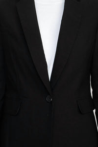 Zac & Rachel - Notched Collar Scuba Crepe Blazer