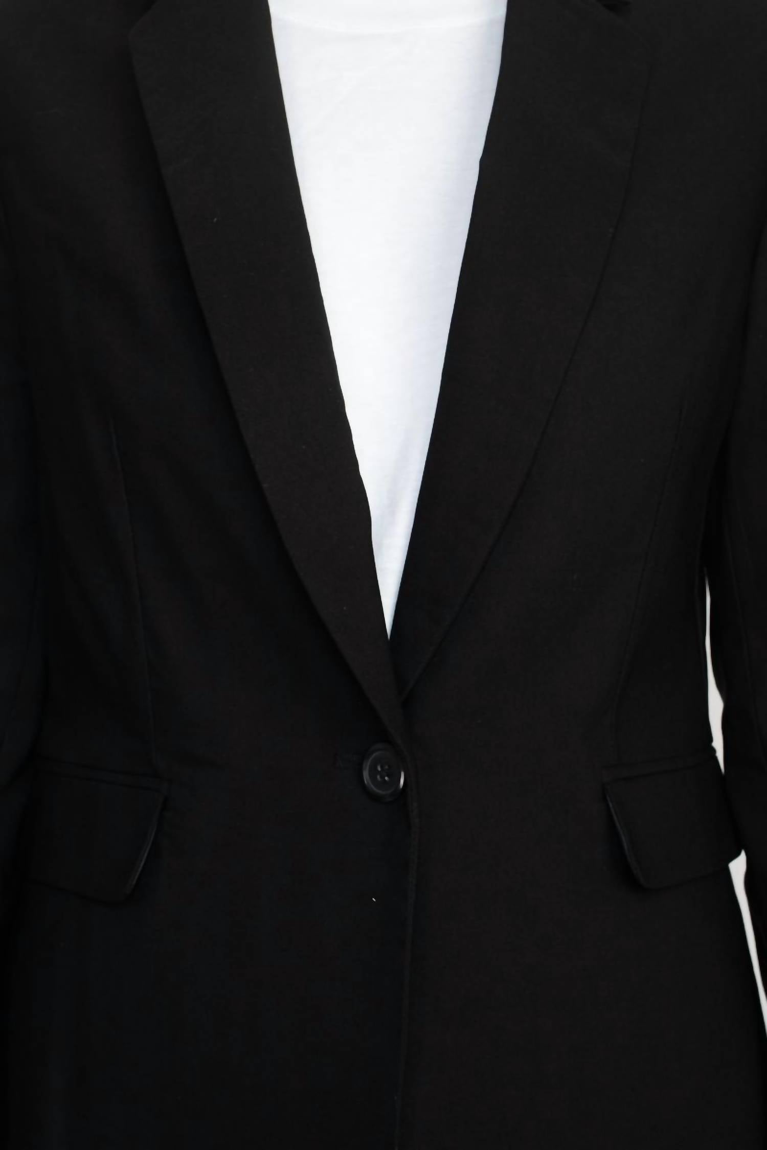 Zac & Rachel - Notched Collar Scuba Crepe Blazer