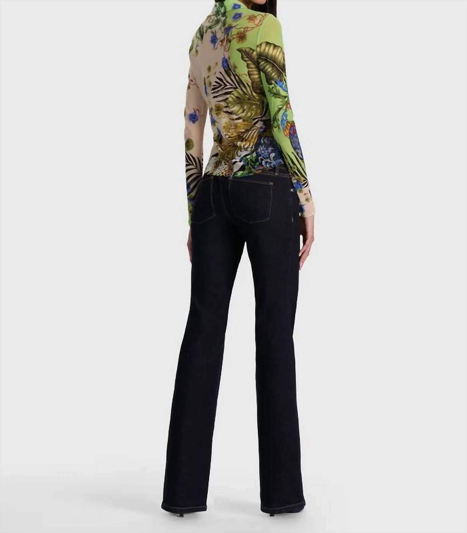 Alice + Olivia - Jade Mesh Button Down