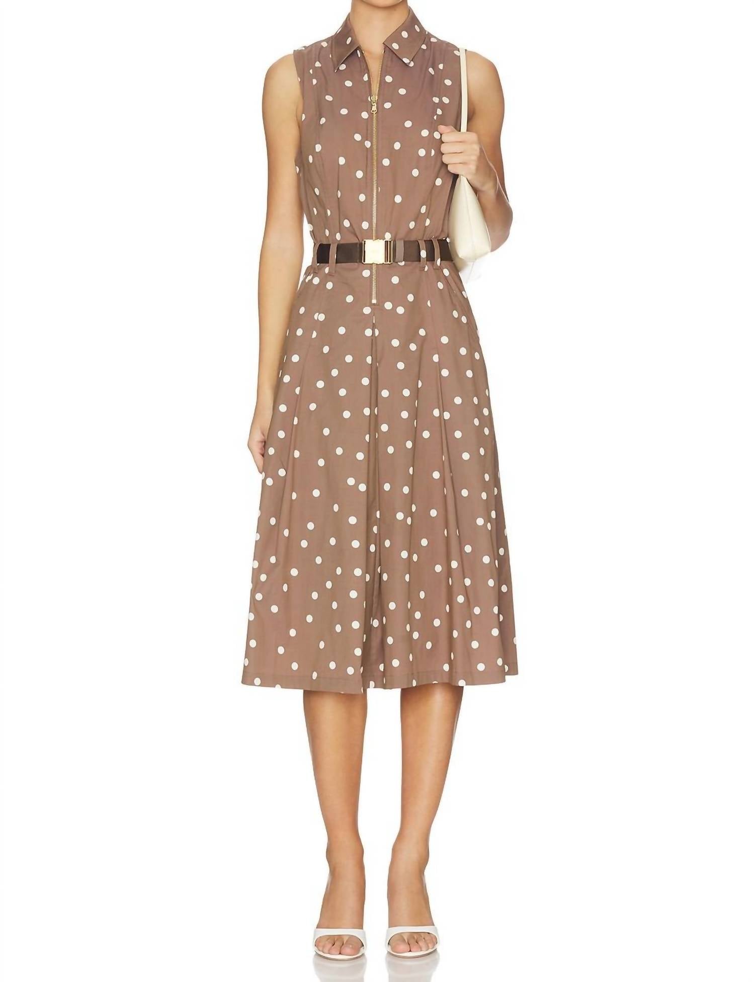 L'Agence - Kylo Belted Midi Shirt Dress