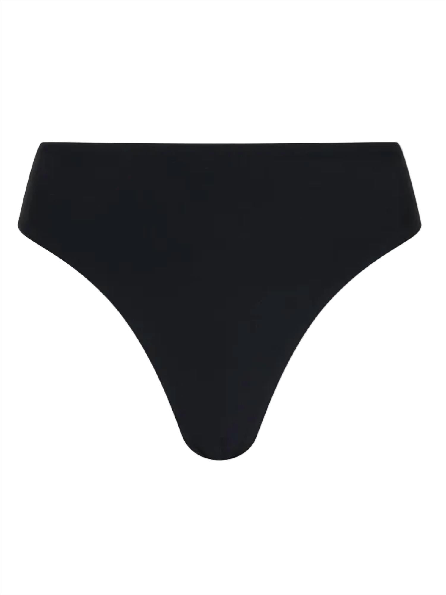 BONDI BORN Fern Bikini Bottom in black - women's swimwear - alternate view