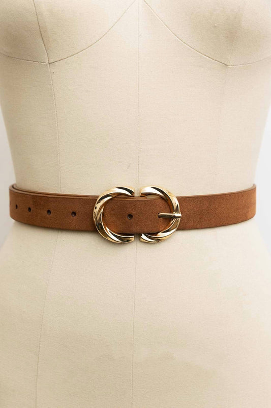Leto - Women's Double C Shaped Buckle Belt
