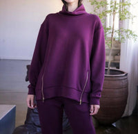 P.Cill - Eva Butter Modal Zipper Mock Neck Top