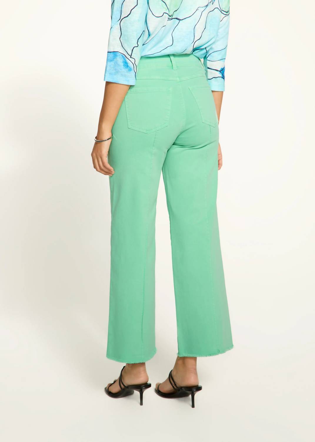 Fdj - Women's Olivia Wide Ankle Denim Pants