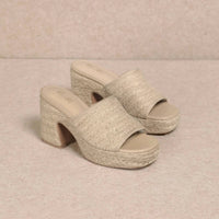 Miim - Women's Amelia Platform Slide Sandal