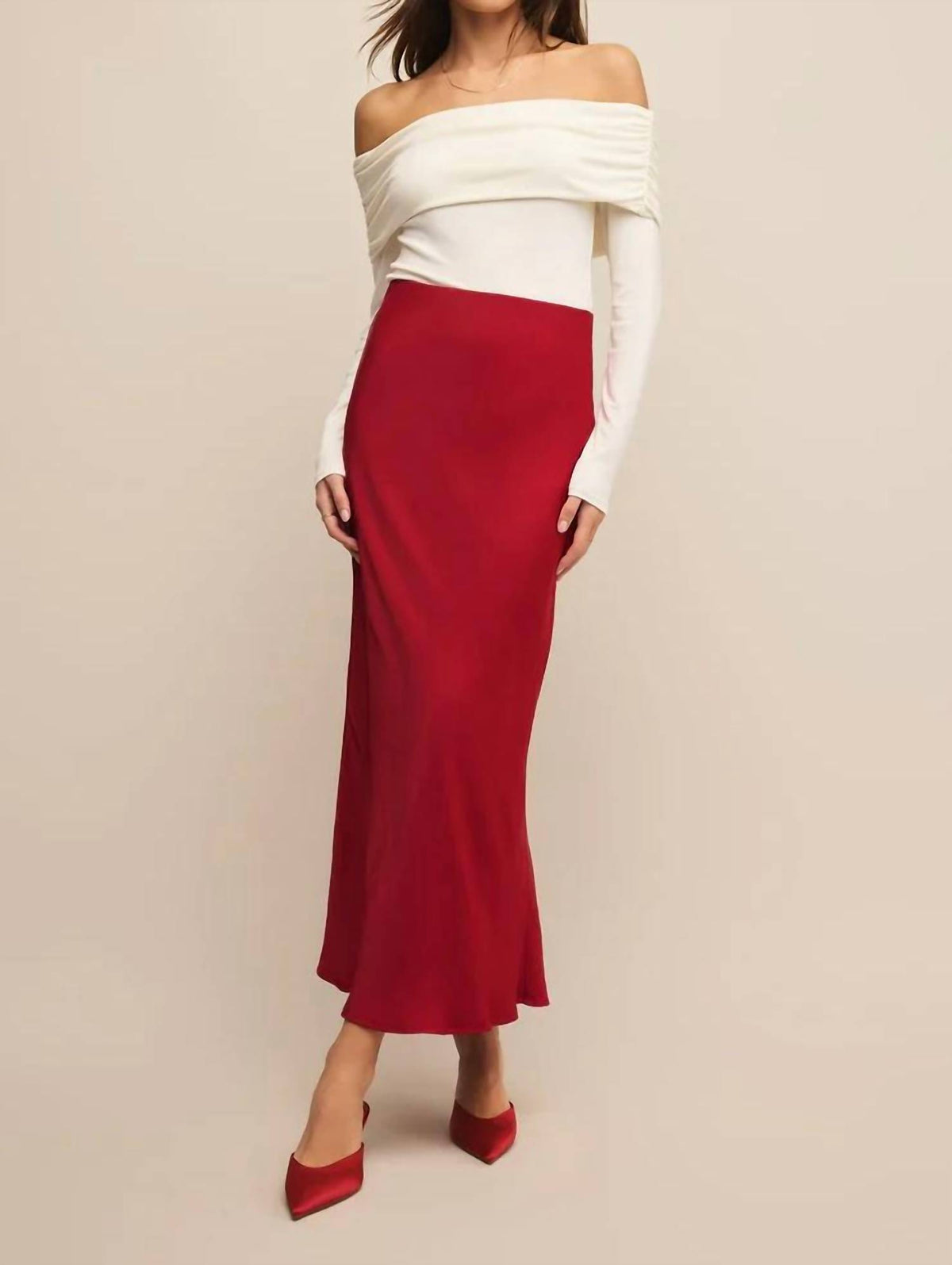 Z Supply - Europa Poly Sheen Skirt