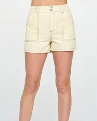 Entro - Shanice Contrast Stitch Shorts
