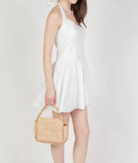 STEVE MADDEN Yala Halter Mini Dress in white - women's dress - alternate view