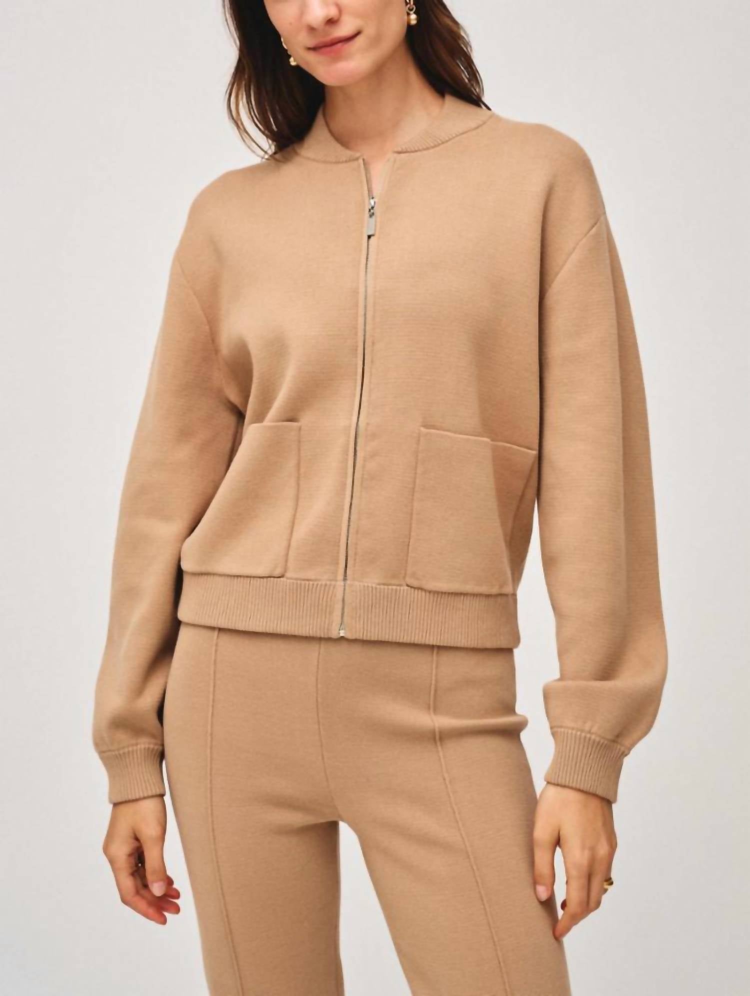 White + Warren - Superfine Track Jacket