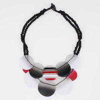 Sylca Designs - Circle Bead Bib Necklace