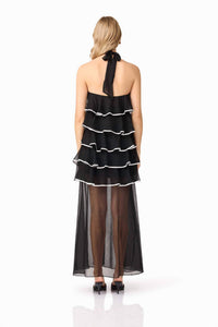 ELLIATT Melissa Halter Maxi Dress - Plus in black - women's dress - alternate view