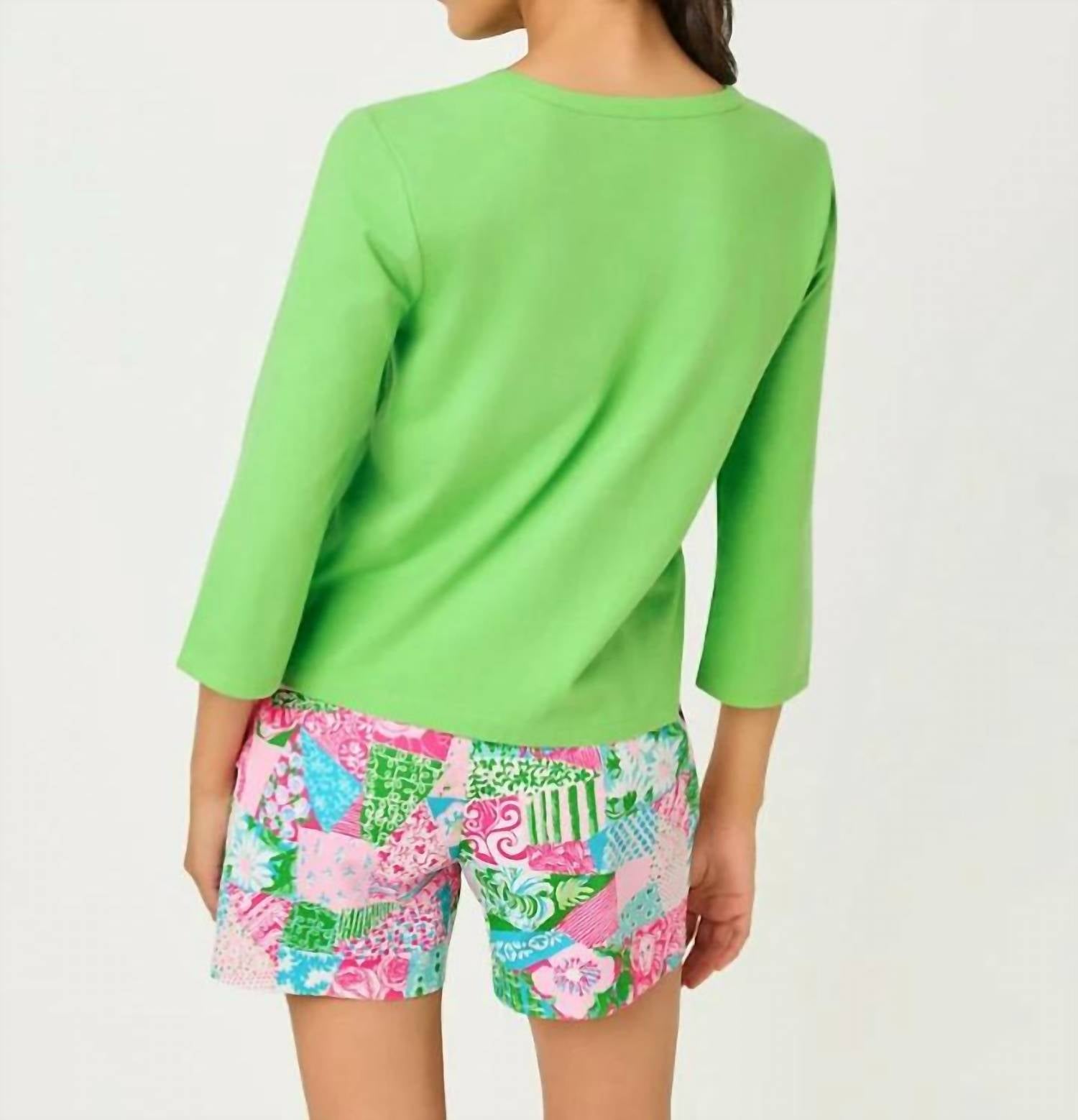 Lilly Pulitzer - CLAIRMONT 3/4 SLEEVED KNIT TOP