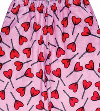 Iscream - Girl's Lollipop Hearts Plush Pants