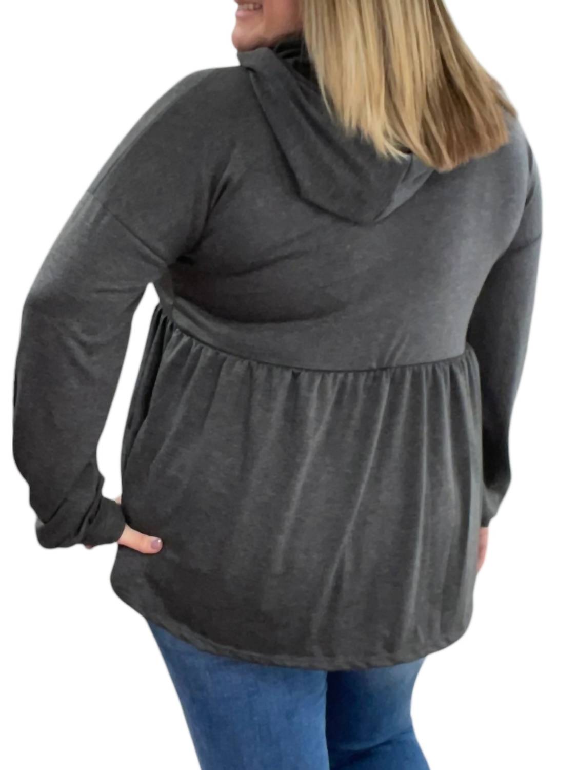 Heimish Usa - Babydoll Hoodie Sweater