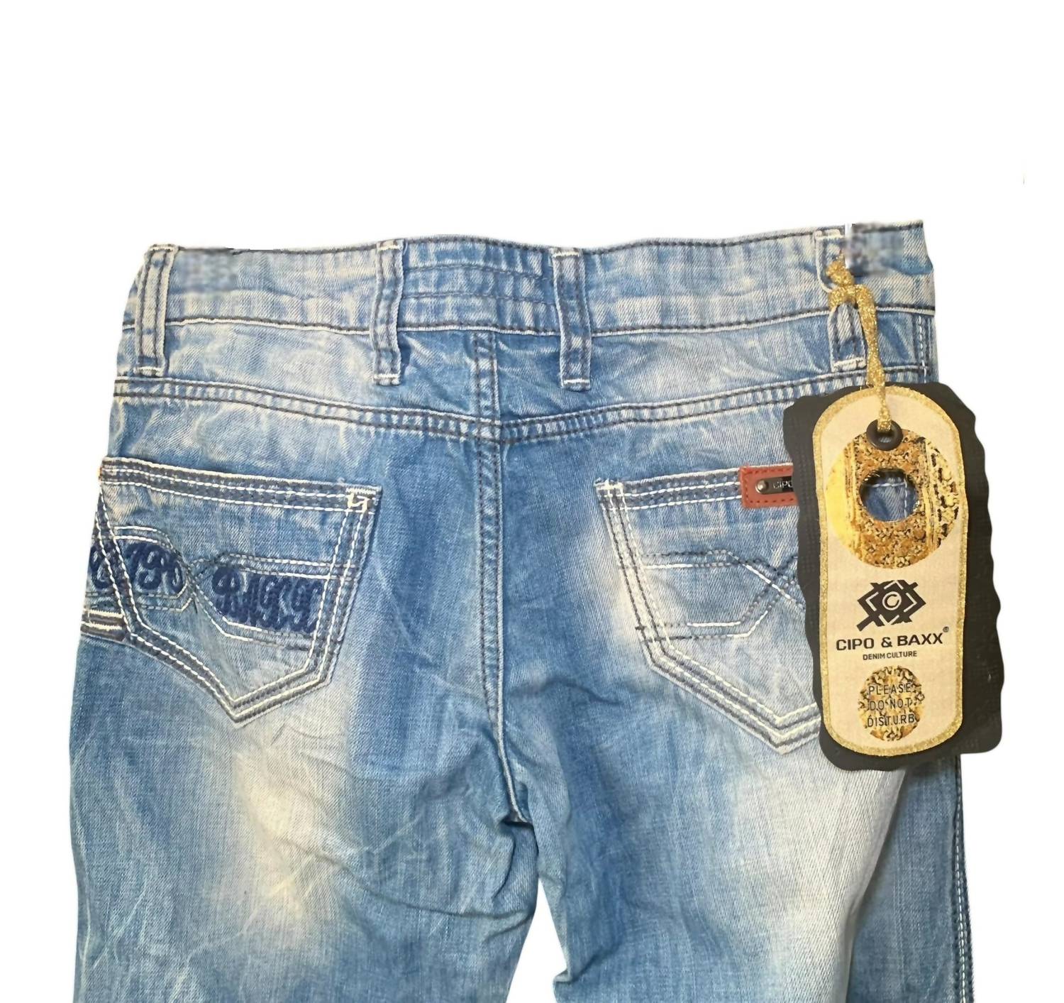 Cipo & Baxx - Women's Hand-sewn Beadwork & Embroidered Design Jeans