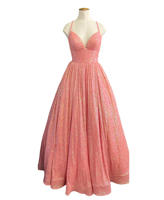 Sherri Hill - Soft Sequin Ball Gown